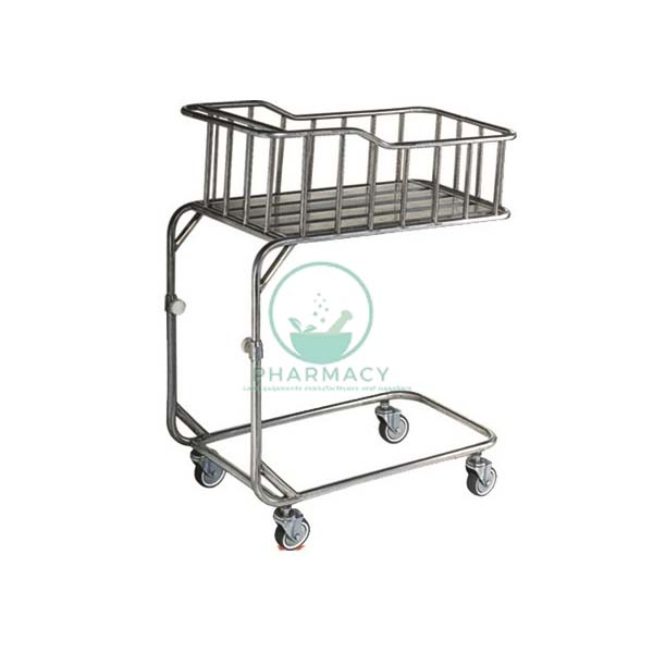 Infant Bed / Child Cot S.S Adjustable Height