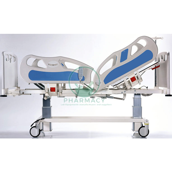 I.C.U Bed, Electric, 5 Function, Column Model, X-Ray Permeable Back Rest