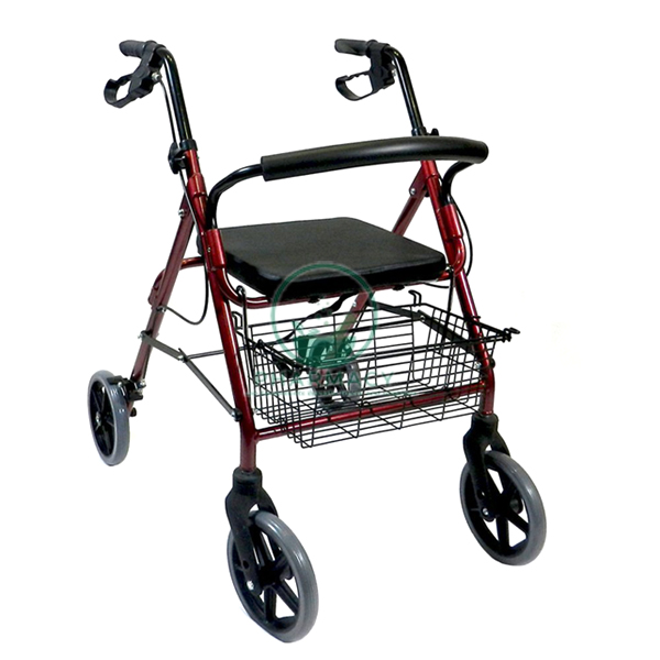 Walker Rollator Foldable, Epoxy Steel